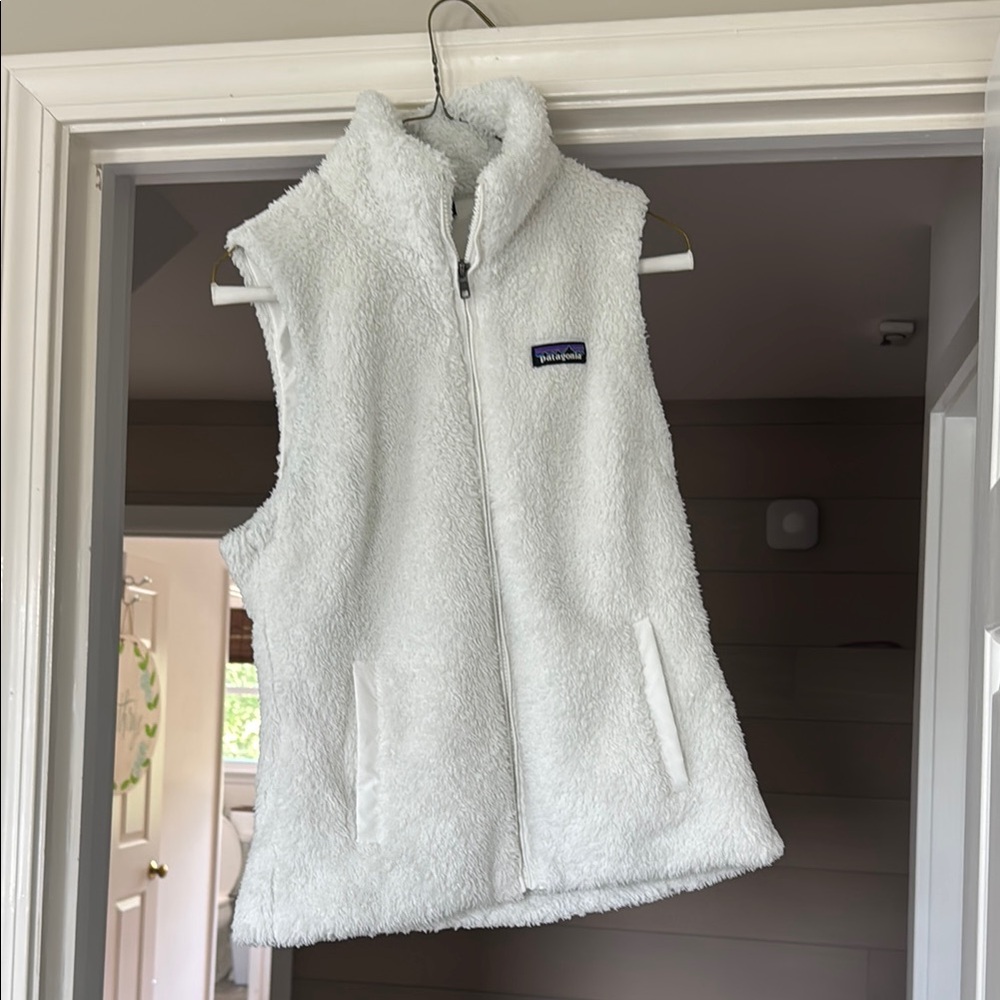 Patagonia Soft White Fleece Vest